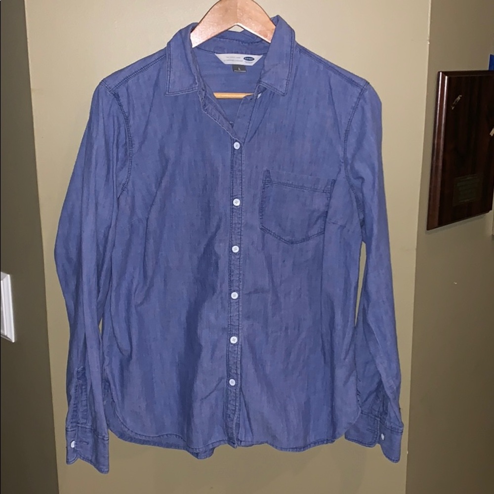 Old Navy Classic Chambray Button Up